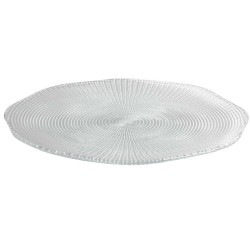 Plato presentación vidrio Eternity Ø 31cm. B3195 (6 unidades)