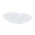 Bol roval Blanco de vidrio Bohai 24x16x5 cm . B858014 (24 unidades)