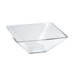 Bol cuadrado vidrio Ming Ventana 14X14X7 CM. B3175 (12 unidades)