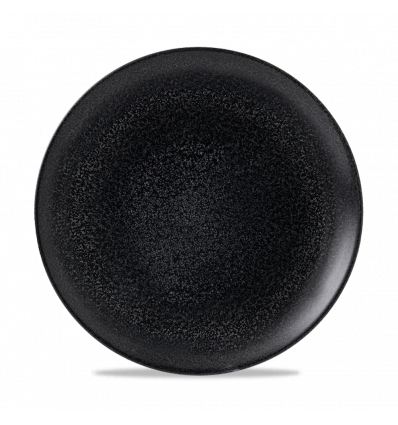 Plato llano vitroporcelana Evo Origins Midnight Black 26 cm. Dudson EOBKEV101 (12 unidades)