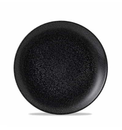 Plato postre vitroporcelana Evo Origins Midnight Black 21,7 cm. Dudson EOBKEVP81 (12 unidades)