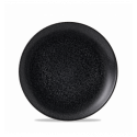 Plato postre vitroporcelana Evo Origins Midnight Black 21,7 cm. Dudson EOBKEVP81 (12 unidades)