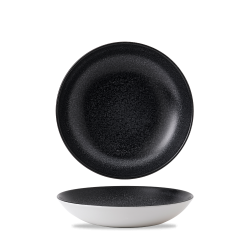 Plato hondo vitroporcelana Evo Origins Midnight Black 24,8 cm. Dudson EOBKEVB91 (12 unidades)