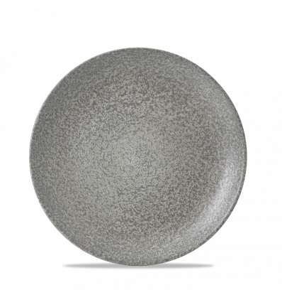 Plato postre vitroporcelana Origins Grey 21.7 cm. Dudson EOGYEVP81 (12 unidades)