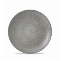 Plato postre vitroporcelana Origins Grey 21.7 cm. Dudson EOGYEVP81 (12 unidades)