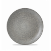 Plato postre vitroporcelana Origins Grey 21.7 cm. Dudson EOGYEVP81 (12 unidades)