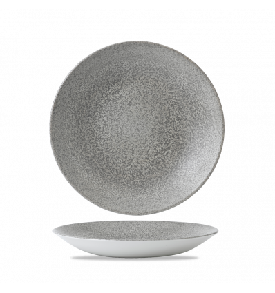 Plato hondo vitroporcelana Origins Grey 28,1cm. Dudson EOGYPD271 (12 unidades)