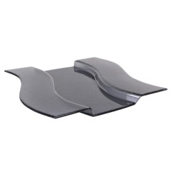 Expositor Buffet Cristal Murano Negro |P605013A para Hostelería