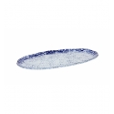 Bandeja oval cristal murano en Azul Cobalto Ming 32x16x1.5cm (5mm). P605021B (6 unidades)