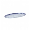 Bandeja oval cristal murano en Azul Cobalto Ming 32x16x1.5cm (5mm). P605021B (6 unidades)