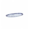 Bandeja oval cristal murano en Azul Cobalto Ming 24x12x1cm (5mm) . P605022B (6 unidades)