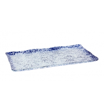 Rectangular Murano Glass Tray Cobalt Ming 32x17cm (5mm). P605024B (6 units)