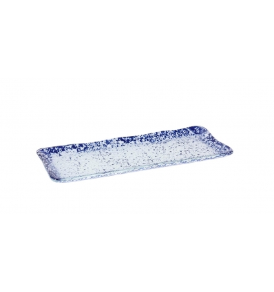 Rectangular Murano Glass Tray Cobalt Ming 25x11cm (5mm). P605025B (12 units)