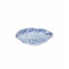 Bol redondo cristal murano en Azul Cobalto Ming 14x4cm (5mm). P605037B (12 unidades)