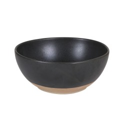 Ensaladera oval Stoneware Sucro Oscuro 21x19x10 cm. P965009 (3 unidades)