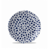 Plato pan coupe redondo vitroporcelana Terrazzo Blue 16,5 cm. Dudson TZBLEVP61 (12 unidades)