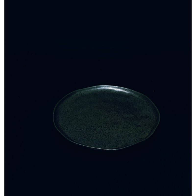 Plato presentación stoneware Sucro Marrón oscuro-Negro Ø 31,5 cm. P965052 (6 unidades)