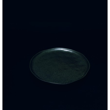 Plato presentación stoneware Sucro Marrón oscuro-Negro Ø 31,5 cm. P965052 (6 unidades)