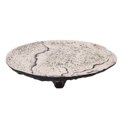 Plato presentación degustación Stoneware decoración Teide 32x6 cm. P997004 (1 unidad)