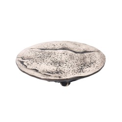 Plato postre degustación Stoneware decoración Teide 20x5 cm. P997006 (1 unidad)