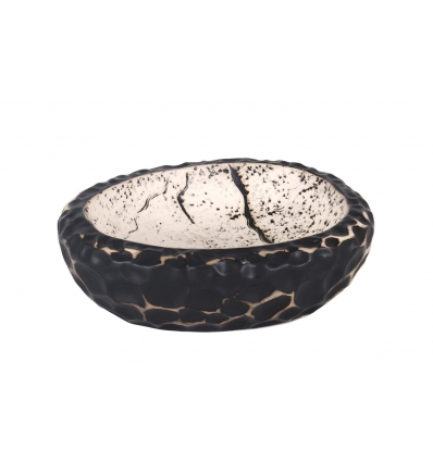 Décoration de grès dégustation de bol Teide 20x16x6 cm. P997008 (4 unités)