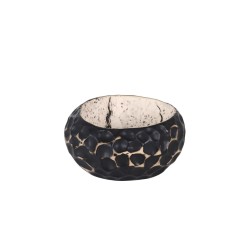 Bol degustación Stoneware decoración Teide 12x11x7 cm . P997009(4 unidades)