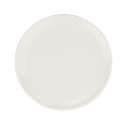 Plato llano porcelana bone china Gourmet Blanco Ø 27 cm. B928002 (12 unidades)
