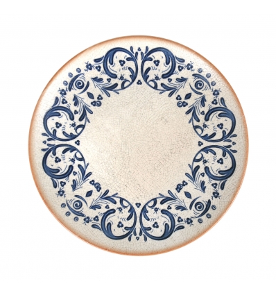 Plato llano gourmet porcelana decorado Laudum Ø 27x2.5 cm. B928002N (6 unidades)