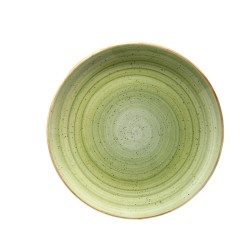 Plato llano porcelana Verde Therapy 25x2.5 cm. B928003Y (12 unidades)