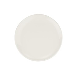 Plato postre porcelana bone china Gourmet Blanco Ø 21 cm. B928004 (12 unidades)