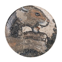 Plato pan gourmet porcelana decorado Osmanli Ø 17x2.2 cm. B928005M (12 unidades)