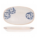 Fuente oval porcelana decorado Laudum 34x19.5 cm. B928012N (6 unidades)