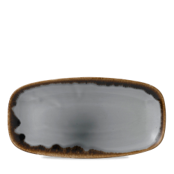 Plato llano rectangular vitroporcelana Harvest Blue 29x15 cm. Dudson HVGYXO111 (12 unidades)