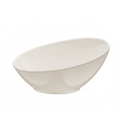 Ensaladera inclinada porcelana Blanco Banquet 22CM. 75CL. B928037 (6 unidades)