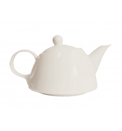 Tetera porcelana bone china Blanco gourmet 70 cl. B928041 (6 unidades)