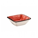 Bol rectangular Rojo porcelana Bone China Moove Red Passion 8 X 8.5CM. B928072 (24 unidades)