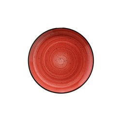 Plato postre Rojo porcelana bone china Gourmet Passion 21 CM. B928082 (12 unidades)