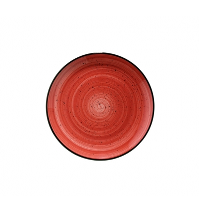 Porcelaine Red Porcelain Bone China Gourmet Passion 21 cm. B928082 (12 unités)