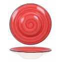 Plato pasta Rojo porcelana Bone China Red Passion 27 cm. B928084 (6 unidades)