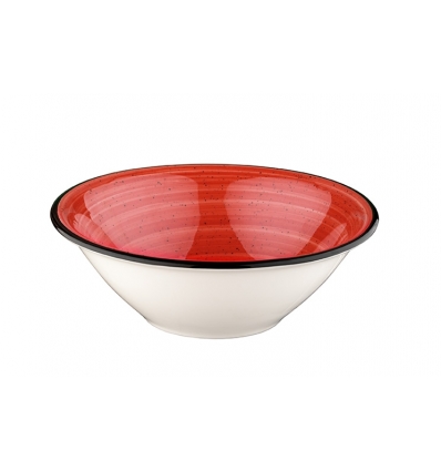 Ensaladera Rojo porcelana bone china Gourmet Passion 20 CM. B928087 (6 unidades)