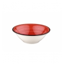 Bol Rojo porcelana bone china Gourmet Passion 16CM. 40CL. B928088 (12 unidades)
