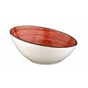 Bol inclinado Rojo porcelana Bone China Red Passion 18CM. 40CL. B928090 (6 unidades)