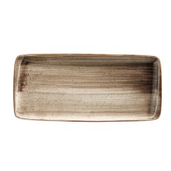 Bandeja rectangular porcelana gourmet Terrain Moove 34 X 15 CM. B928105 (12 unidades)