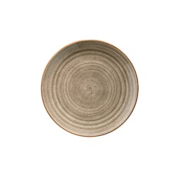 Plato postre gourmet porcelana gourmet Terrain Ø 21 cm. B928113 (12 unidades)