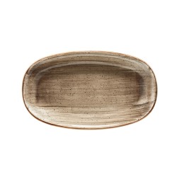 Fuente oval porcelana gourmet Terrain 24X12.2 CM. B928124 (12 unidades)