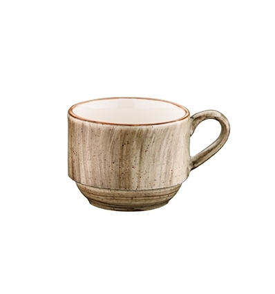 Taza de café moka porcelana Terrain 9 cl. B928127 (12 unidades)