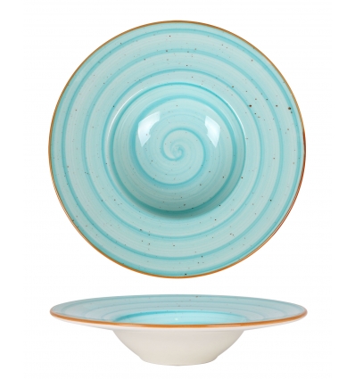 Plato para risotto porcelana bonne china Aqua 28 cm (6 unid.)