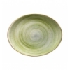 Bandeja oval porcelana Verde Therapy 31X24 CM. B928136 (6 unidades)