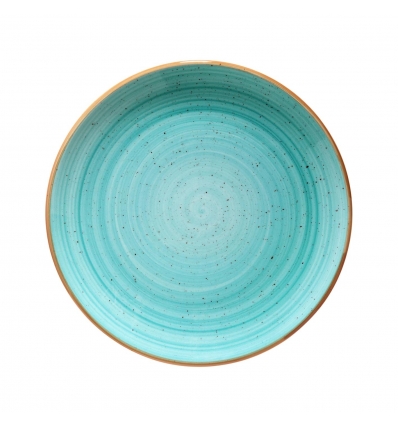 Plato pan porcelana bonne china Aqua 17 cm. B928147 (12 unidades)