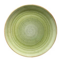 Plato llano porcelana Verde Therapy 27 cm. B928149 (12 unidades)
